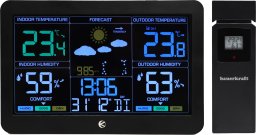 Bezprzewodowa stacja pogodowa termometr barometr zegar budzik prognoza