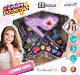 Zestaw pudrowy ZP-2609 18 cieni, 1 szminka, 3 pędzelki PROMO EDUKAMP