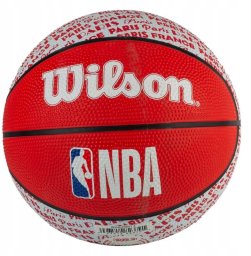 Wilson Wilson NBA City Paris Mini Ball WZ4033001XB Czerwone 3