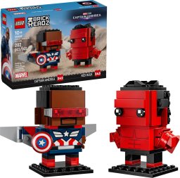 LEGO BrickHeadz Figurki Kapitana Ameryki i Czerwonego Hulka (40668)