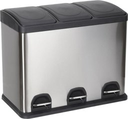 Kosz na śmieci do recyklingu Confortime Stal nierdzewna 45 L