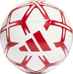 Piłka nożna adidas Starlancer Club biało-czerwona JM1800 4