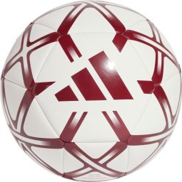 Piłka nożna adidas Starlancer Club biało-bordowa JH3745 4