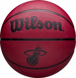 Wilson Wilson NBA Team Tribute Solid Miami Heat Ball WZ4025416XB Czerwone 5