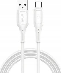 Kabel USB WiWU USB-A - USB-C 1 m Biały