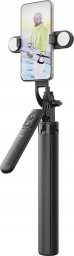 WiWU - Selfie stick Wi-SE012 z funcją tripoda i podwójną, wbudowaną lampą LED