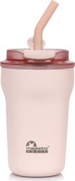 Kubek termiczny ze słomką Majestic Sport Hoody 420 ml różowy