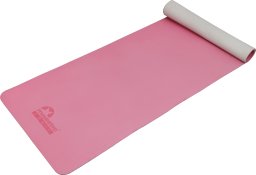 Mata do ćwiczeń Majestic Sport YOGA 183x61x0,6 cm różowy mat