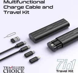 Kabel USB Promate USB-C - microUSB 0.3 m Czarny (6959144066486)