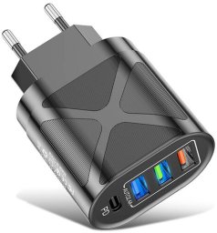 Promate GaNPort4-100PD GaNFast™ Wall Charger ES/ASV/AK/AUS