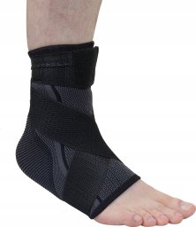 Ściągacz na kostkę Majestic Sport TOBI czarno-szary r. L /2 szt/