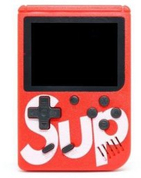 RoGer Retro mini Game console with 400 games, 3 inch color screen, TV output / Red + Remote