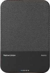 Native Union (Re)Classic Power Bank - magnetyczny powerbank 10000 mAh kompatybilny z MagSafe i Qi2, kabel USB-C - USB-C 15 cm w zestawie (black)