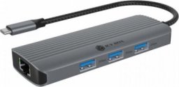 Stacja/replikator Icy Box 6w1 USB-C (B-DK4034a-CPD)