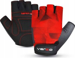 Rękawiczki rower Verso SB-01-2420-JJ czarno-czerwone XL