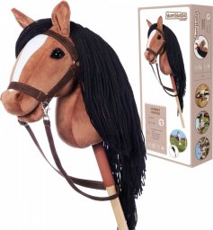 Tootiny Koń na kiju Hobby Horse Hoppihorse A3 Bay - ciemny brąz, maść gniada (M01A305)
