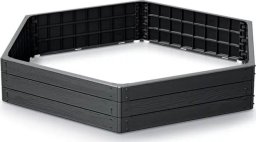 Prosperplast BASE WOODY IBWH 1480X1290X250MM - ANTRACYT
