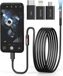  Benetech KAMERA INSPEKCYJNA DUO ENDOSKOP 3,5M LED FHD WIFI