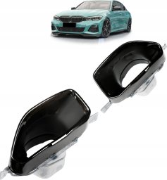 Końcówki tłumika Black  BMW 3 (G20) Sedan (G21) Touring 2018-obecnie