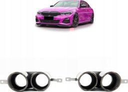 Końcówki tłumika Black  BMW 3 (G20) Sedan 2018-obecnie