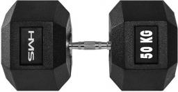 HMS Hantel Hex Pro gumowany 1 x 50 kg
