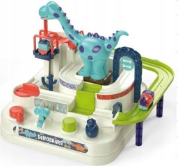 Interaktywny Tor Przeszkód + Pojazdy, Zjazd Samochodowy DINOZAUR