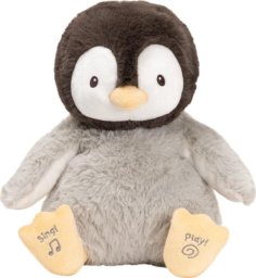 GUND Interactive plush Animated kissy the Penguin, 30 cm