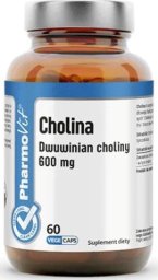 CHOLINA (600 mg) BEZGLUTENOWA 60 KAPSUŁEK - PHARMOVIT (CLEAN LABEL)