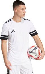 Adidas Koszulka męska adidas Squadra 25 biało-czarna JG5835 L
