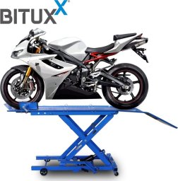 Podnośnik nożycowy motocyklowy Hydrauliczny z pompką nożną 364 kg Bitux