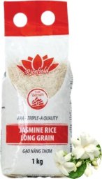 Ryż jaśminowy biały wietnamski długoziarnisty sypki kwiatowy Ricefied 1kg