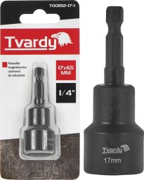 Tvardy Nasadka magnetyczna udarowa do wkrętów 17mm x 65mm 1/4" (1/10/40/200)