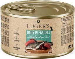 Lugers Karma mokra dla kota Luger's Daily Pleasures z pstrągiem i sardynką 185 g