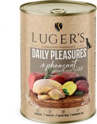 Lugers Karma mokra dla psa Luger's Daily Pleasures z bażantem, szpinakiem i ziemniakiem 400 g
