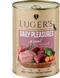 Lugers Karma mokra dla psa Luger's Daily Pleasures z cielęciną i marchewką 400 g