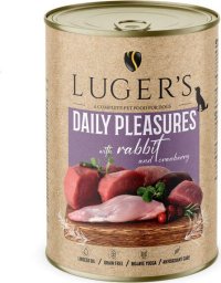 Lugers Karma mokra dla psa Luger's Daily Pleasures z królikiem i żurawiną 400 g