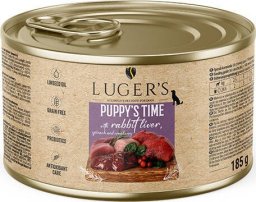 Lugers Karma mokra dla psa szczeniaka Luger's Puppy's Time z wątróbką z królika, szpinakiem i żurawiną 185 g