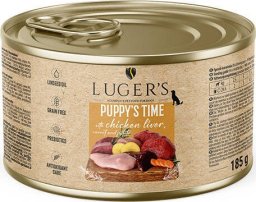 Lugers Karma mokra dla psa szczeniaka Luger's Puppy's Time z wątróbką z kurczaka, marchewką i ziemniakiem 185 g
