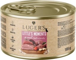 Lugers Karma mokra dla psów małych ras Luger's Little's Moments z cielęciną, pomidorem i pietruszką 185 g