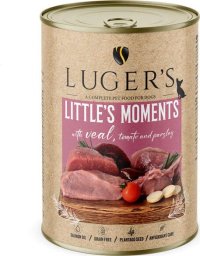 Lugers Karma mokra dla psów małych ras Luger's Little's Moments z cielęciną, pomidorem i pietruszką 400 g