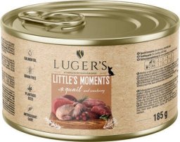 Lugers Karma mokra dla psów małych ras Luger's Little's Moments z przepiórką i żurawiną 185 g