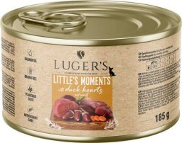 Lugers Karma mokra dla psów małych ras Luger's Little's Moments z sercami z kaczki i marchewką 185 g