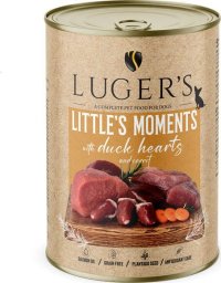 Lugers Karma mokra dla psów małych ras Luger's Little's Moments z sercami z kaczki i marchewką 400 g