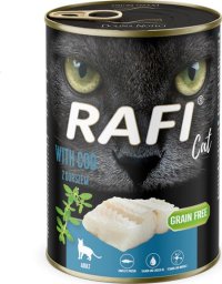 Rafi Mokra karma dla kota Rafi Cat Adult z dorszem 400 g