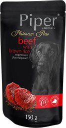 Piper Mokra karma dla psa Piper Platinum Pure wołowina z ryżem brązowym 150 g