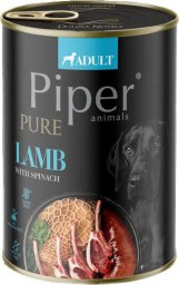 Piper Mokra karma dla psa Piper Pure jagnięcina ze szpinakiem dla psa 400 g