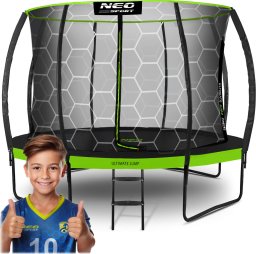 NeoSport Trampolina ogrodowa profilowana 14ft/435cm z siatką wewnętrzną