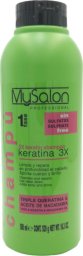 MYSALON Szampon do włosów z potrójną keratyną - 500ml