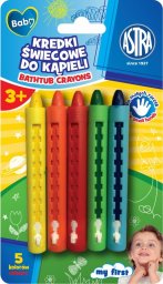 Astra Kredki Świecowe do Kąpieli Astra Baby 5 kolorów 316023004