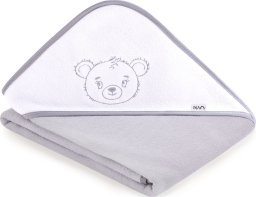 UVIE Okrycie kąpielowe termofrota 100x100 szary Miś